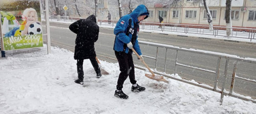 Со снегом разговор короткий! 